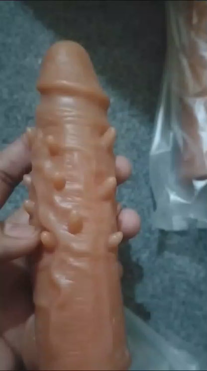 Buy Re useable Dotted Sleeve Condoms (6.5 inch) - Sex Toys in Pakistan